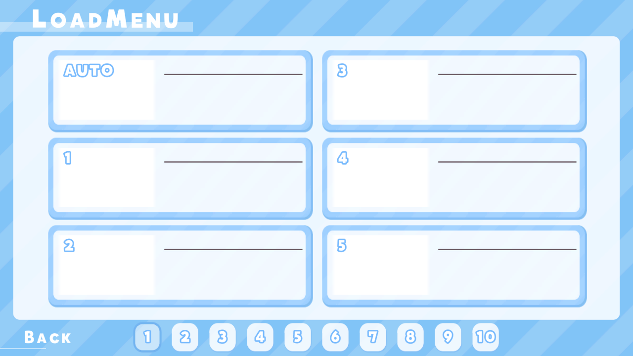 テンプレートUI 画面2